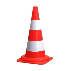 Výstražné dopravní kužely reflexní PE